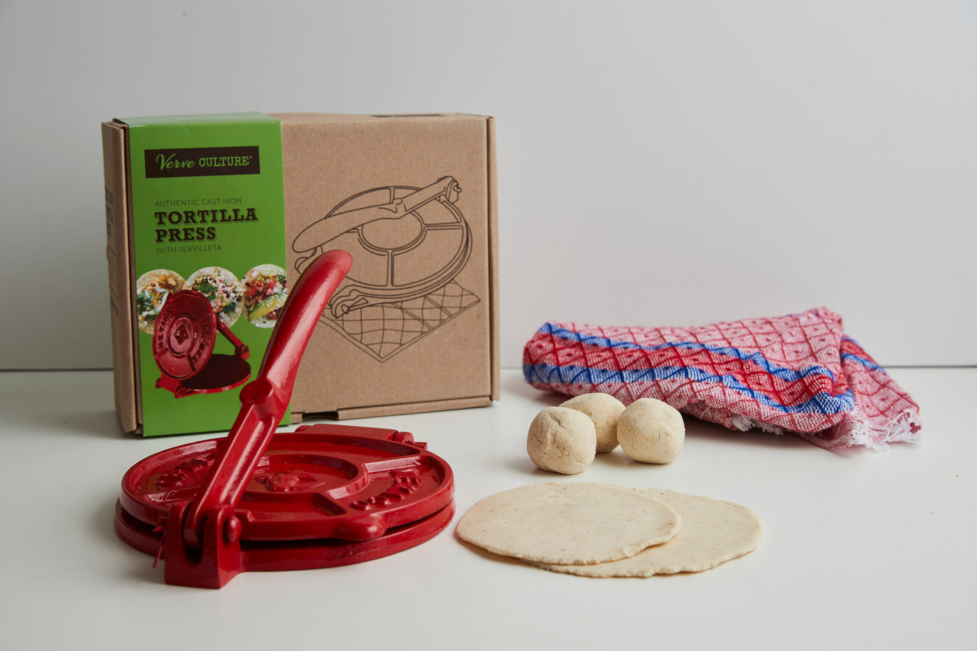 Verve Culture - Cast Iron Tortilla Press Kit